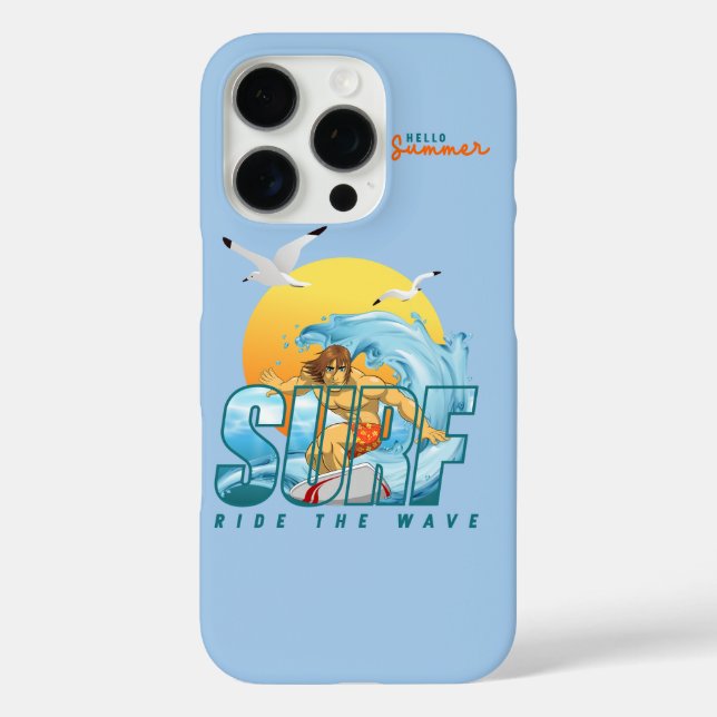 Der Surfer fährt die Welle | (M) Case-Mate iPhone Hülle (Rückseite)