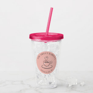 Der süße Barista-Akrylic-Tumbler Acryltrinkbecher