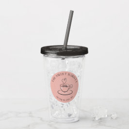 Der süße Barista-Akrylic-Tumbler Acryltrinkbecher