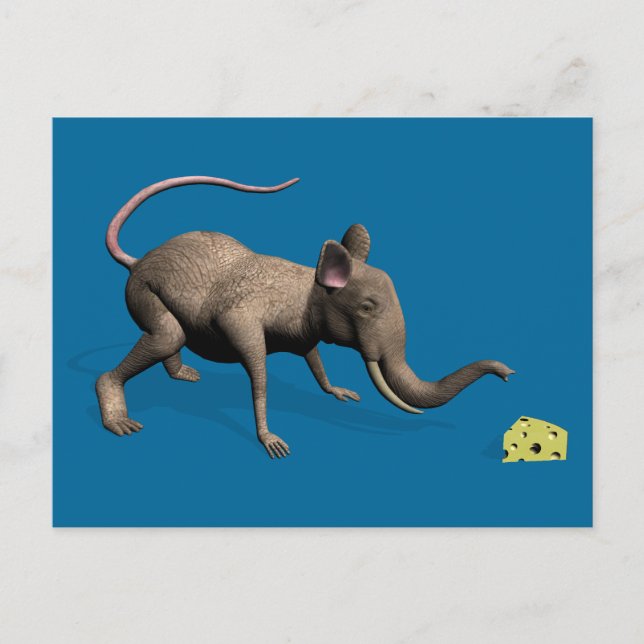 Der süße Mouphant Postkarte (Vorderseite)