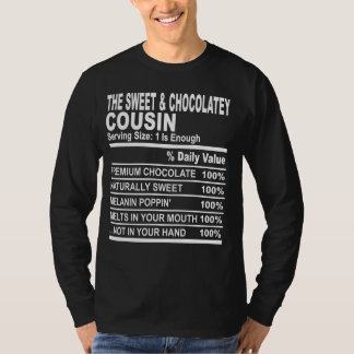 Der süße und schokoladenhafte Cousin, lustige Cous T-Shirt