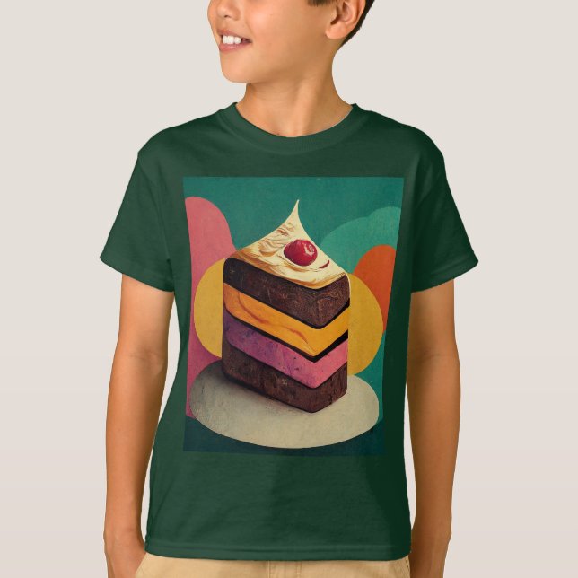 Der süße und spielerische Kuchen für Kinder T-Shirt (Vorderseite)