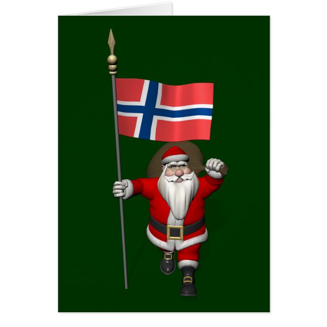 Der süße Weihnachtsmann mit Abtritt Norwegens (Vorne)