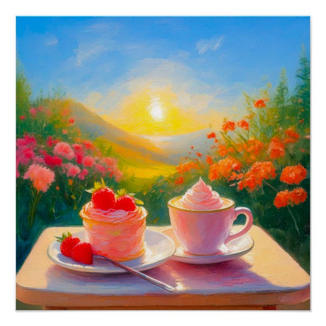 Der süßeste Nachmittag des glänzenden Tages-Poster Poster (Vorderseite)