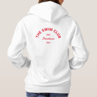 Der Swim Club Custom Red Wappen Swimmingpools Frau