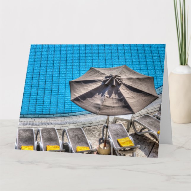 Der Swimmingpool Karte (Vorderseite)