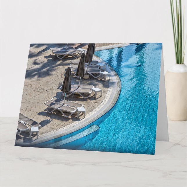 Der Swimmingpool Karte (Vorderseite)