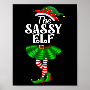 Der Sy Elf Xmas Lustige Weihnachten passende Famil Poster