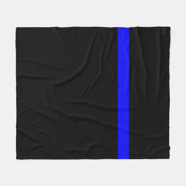 Der symbolische, dünne blaue Linienstil Fleecedecke (Vorderseite (Horizontal))