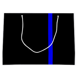 Der symbolische, dünne blaue Linienstil Große Geschenktüte