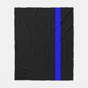 Der symbolische vertikale Stil der Thin Blue Line Fleecedecke