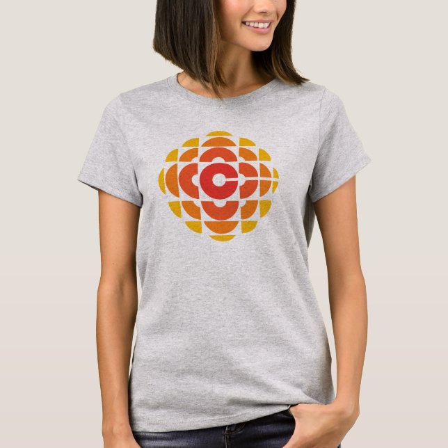 Der T - Shirt 1974 der CBC-Logo-Frauen (Vorderseite)