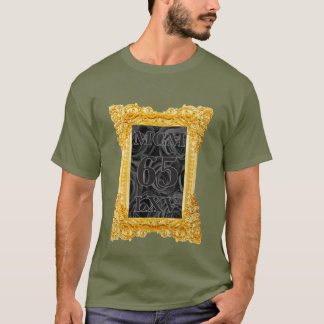 Der T - Shirt 65 MCMLXV schwarzer Rosen-Männer