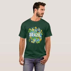 Der T - Shirt Brasilien-Männer