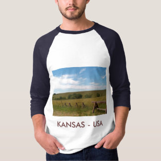 Der T - Shirt/das Kansas des Mannes T-Shirt