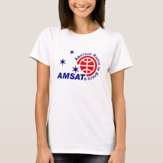 Der T - Shirt der AMSAT Logo-Frauen