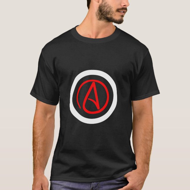 Der T - Shirt der atheistischen Logomänner (Vorderseite)