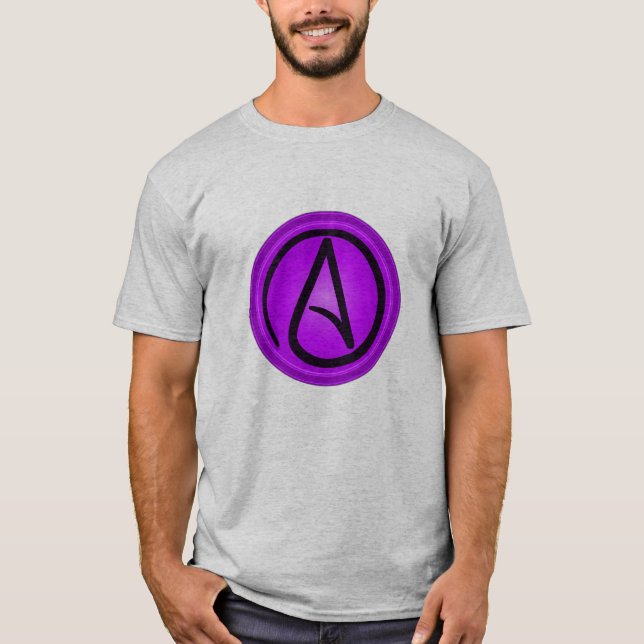 Der T - Shirt der atheistischen Logomänner (Vorderseite)