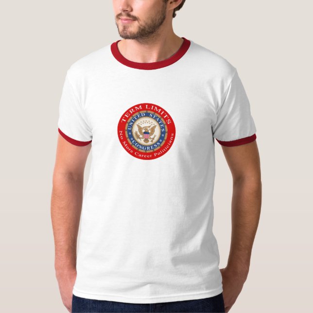 Der T - Shirt der Ausdruck-Grenze- Männer (Vorderseite)