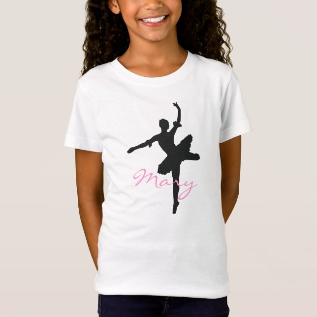 Der T - Shirt der Ballett-Mädchen (Vorderseite)