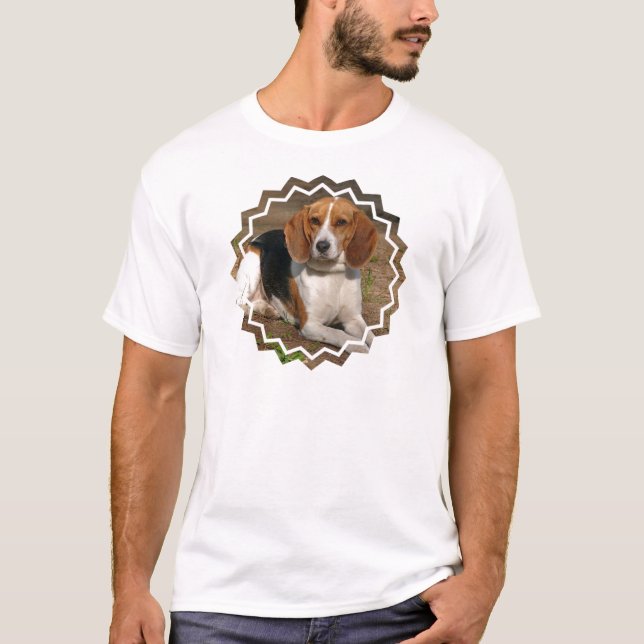 Der T - Shirt der Beagle-Jagdhund-Männer (Vorderseite)