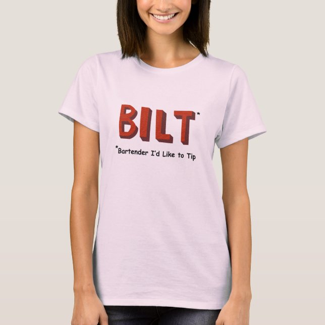 Der T - Shirt der BILT Barkeeper-Frauen (Vorderseite)