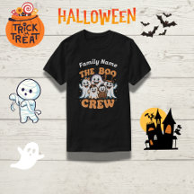 Der T - Shirt der Boo-Crew Halloween-Familie Ghost