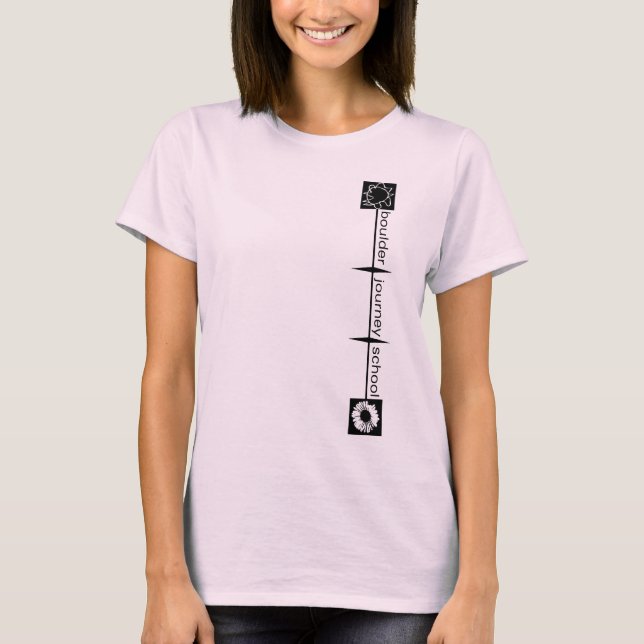 Der T - Shirt der Boulder-Reise-Schulfrauen (Vorderseite)