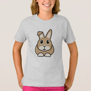 Der T - Shirt der Cartoon-Kaninchen-Kinder