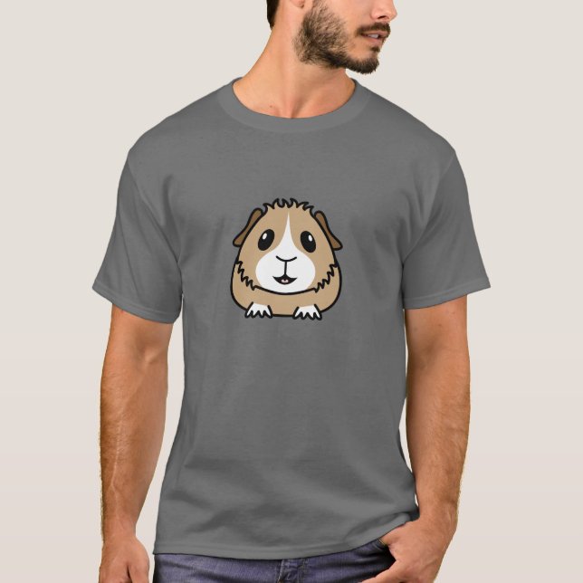 Der T - Shirt der Cartoon-Meerschweinchen-Männer (Vorderseite)