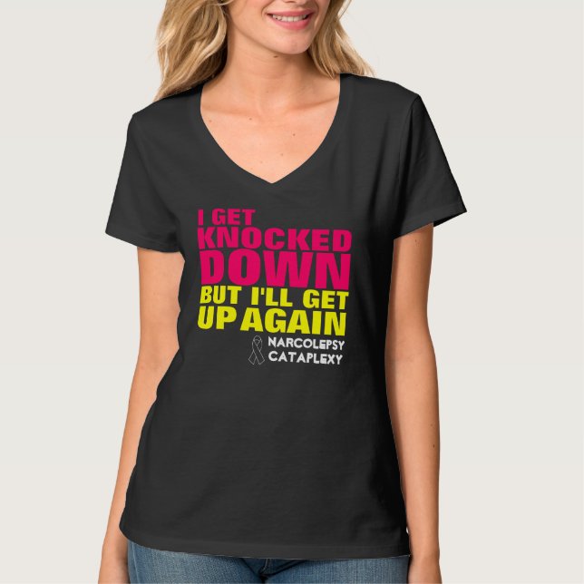 Der T - Shirt der Cataplexy Bewusstseins-Frauen (Vorderseite)