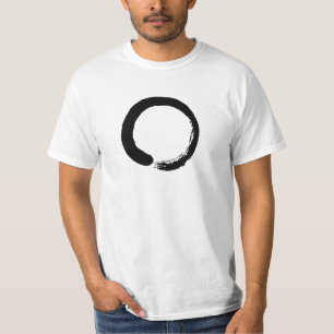 Der T - Shirt der Ensō Zen-Kreis-Symbol-Männer