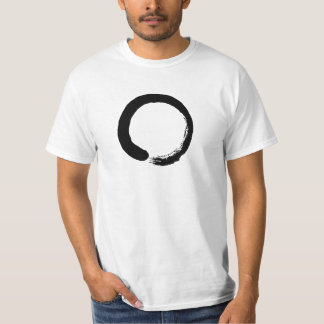 Der T - Shirt der Ensō Zen-Kreis-Symbol-Männer