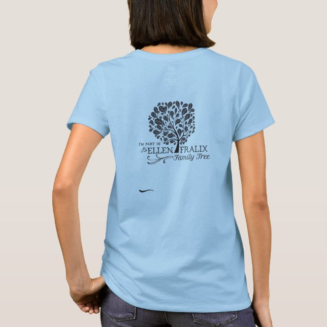 Der T - Shirt der Frauen (Rückseite)