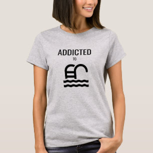 Der T - Shirt der Frauen gewöhnt zum Schwimmen