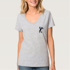 Der T - Shirt der Frauen mit kleinem betrunkenem