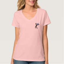 Der T - Shirt der Frauen mit kleinem betrunkenem