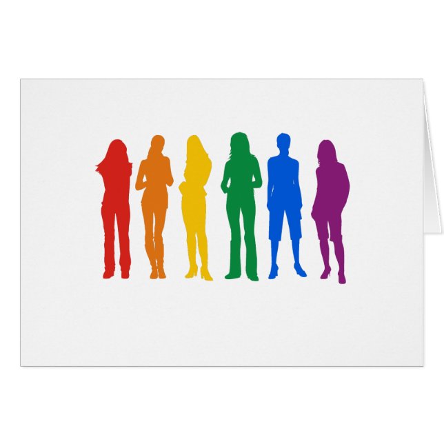 Der T - Shirt der Gay Pride-Frauen (Vorderseite (Horizontal))