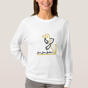 Der T - Shirt der goldener Retriever-Frauen, Hanes