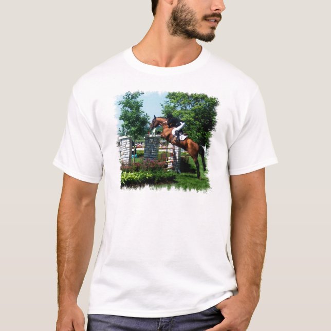 Der T - Shirt der Grand- Prixpferdemänner (Vorderseite)