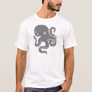Der T - Shirt der grauen Kraken-Männer