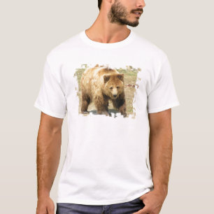 Der T - Shirt der Grizzly-Bärn-Männer