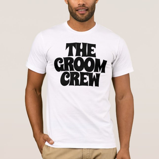 Der T - Shirt der Groom-Crew (Vorderseite)