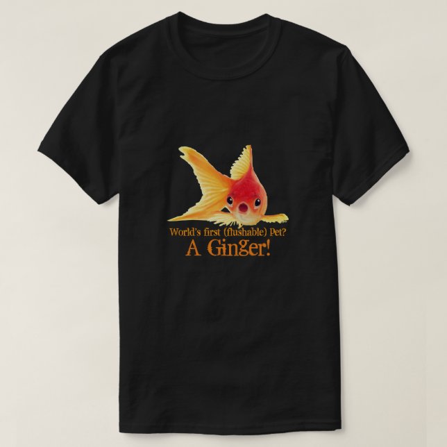 Der T - Shirt der Ingwer-Haustiere (Design vorne)