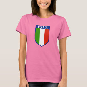 Der T - Shirt der italienischen Flaggen-Frauen