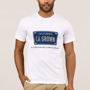 Der T - Shirt der Kalifornien gewachsenen