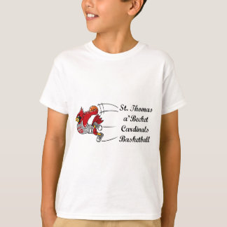 Der T - Shirt der Kardinalsbasketballskript-Kinder
