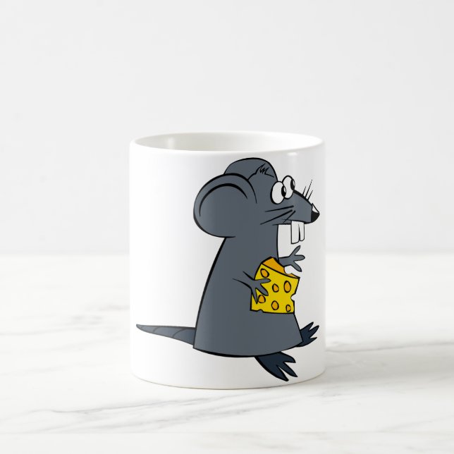 Der T - Shirt der Käse-Maus Kaffeetasse (Mittel)