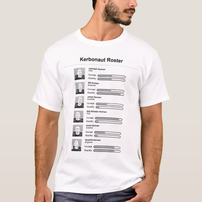 Der T - Shirt der Kerbonaut Register-Männer (Vorderseite)
