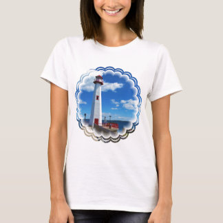 Der T - Shirt der Leuchtturm-Kunst-Frauen
